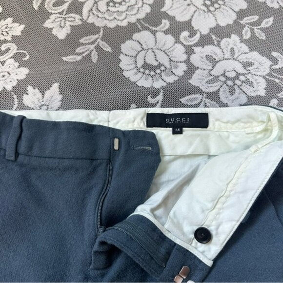 Gucci Mid Rise Wool Blend Boot Cut Trousers Sz 38 IT - Picture 7 of 16